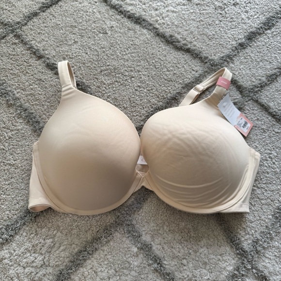 Cacique bra nude Smooth Boost Plunge Bra 44DD new - Picture 3 of 9
